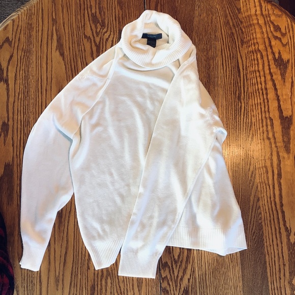 Cowl Neck Long Sleeve Sweater by redoute - Picture 5 of 8